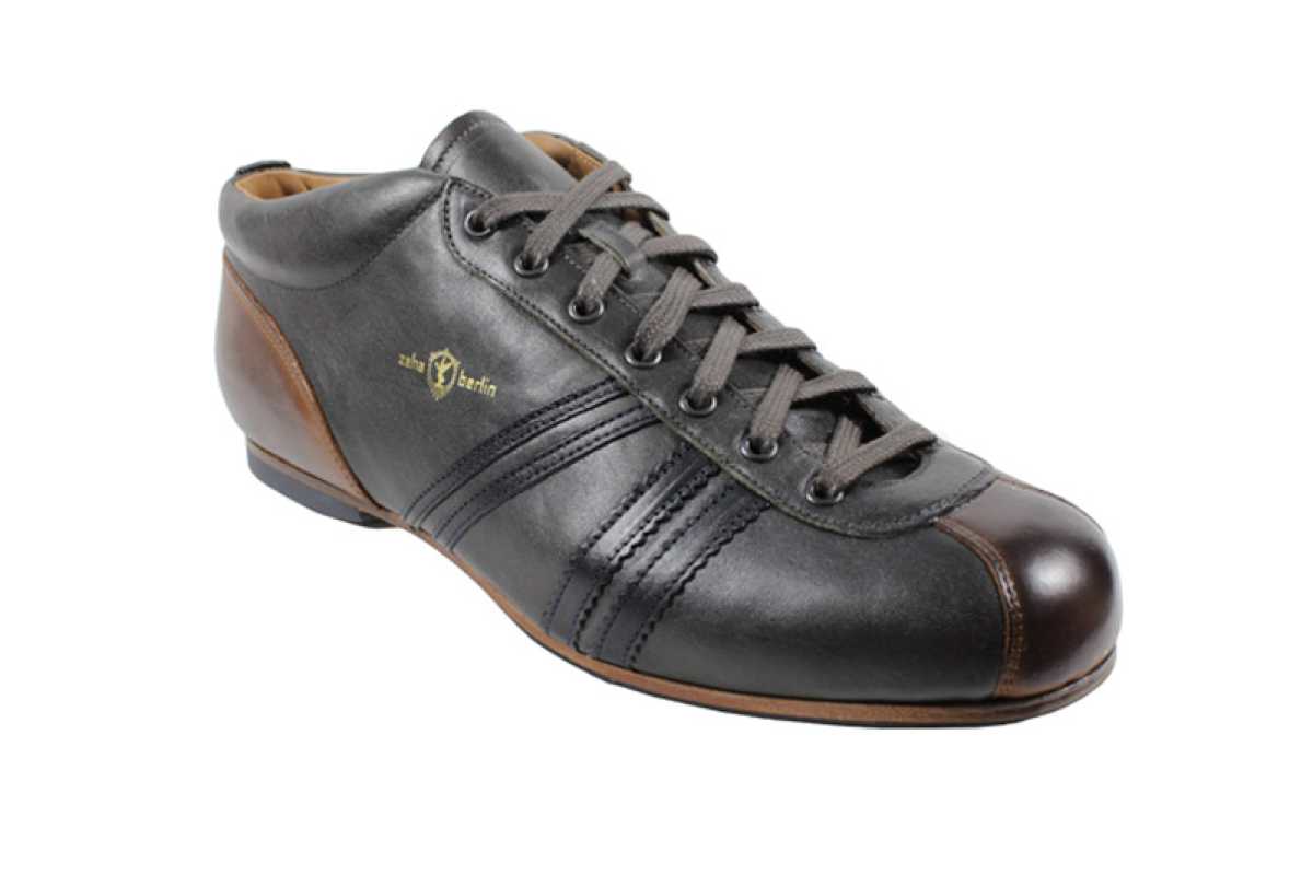 Schuhe - ZEHA Berlin -  Carl Hässner - Liga - grau blau cognac